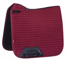 LeMieux Luxury Dressage Suede squares: Mulberry