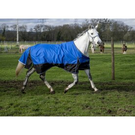 Regendeken Equitheme Tyrex 1200 blauw-zwart 0 grams