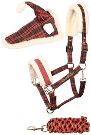 HH Kersthalster met touw en muts