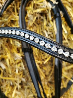 Anatomisch Hoofdstel Profi Rider Revolution Zwart strass