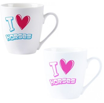 Drinkbeker I love horses