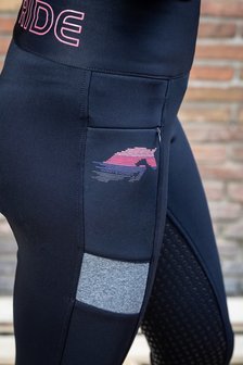 Rijlegging Equitights Just Ride Pink