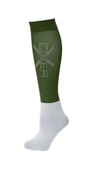 Oxer sokken Slim Foot Army green