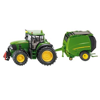 Siku 1665 John Deere + balenpers