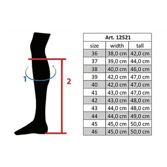 Rijlaarzen HKM Sevilla normale lengte/extra wijde kuit