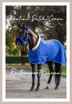 HB Dutch Crown Showdeken Royal Blue