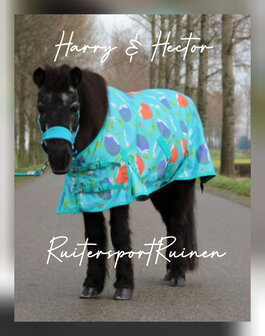 Regendeken Harry &amp; Hector Hedgehog Fleece gevoerd