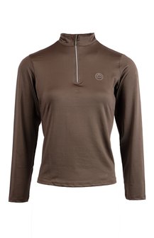 Montar Melanie longsleeve polo Mud