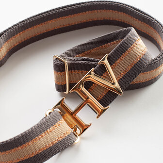 Luxe elastische riem HVPolo Cecile Grijs