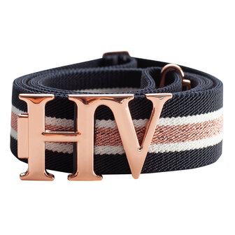 Luxe elastische riem HVPolo Cecile Navy