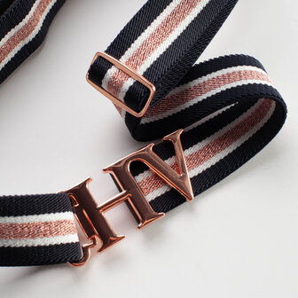 Luxe elastische riem HVPolo Cecile Navy