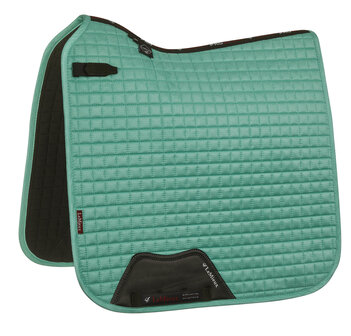 LeMieux Luxury Dressage Suede squares: Mint