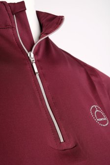 Montar Everly polo crystal logo Plum