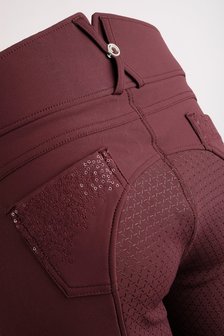 Montar Lydia Highwaist sequin Plum