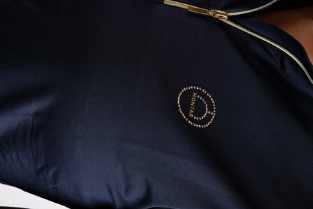 Montar Everly polo crystal logo Navy Gold-Gold