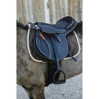 GUY CANTIN &quot;pannekoekzadel&quot; Pony zadel 15.5 inch