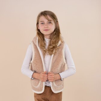 Moonrise Wollen bodywarmer Elara KIDS bruin