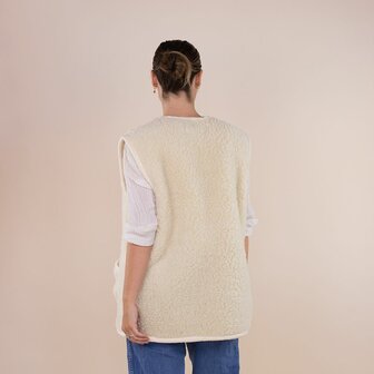 Moonrise Wollen vest Amaris Beige