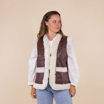 Moonrise Dames waistcoat Aylin ster bruin