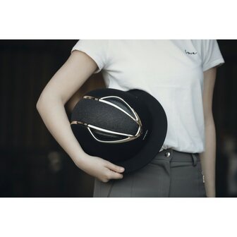 LAMI-CELL &quot;Artemis&quot; cap Zwart-Champagne