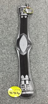 Leren dressuursingel Kavalkade Silvergrey
