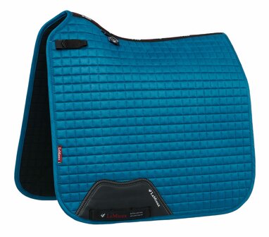 LeMieux Luxury Dressage Suede squares: Marine