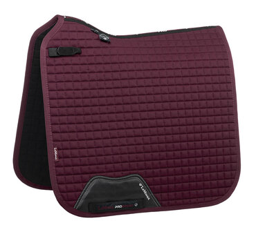 LeMieux Prosport Squares cotton Dressuur: Burgundy