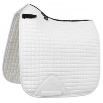 LeMieux Luxury Dressage Suede squares: Wit XL