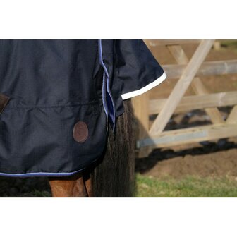 Regendeken Equitheme Classic Navy 1200Den 50 grams 