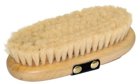 Paardenborstel geitenhaar Brush&amp;Co 14x6cm