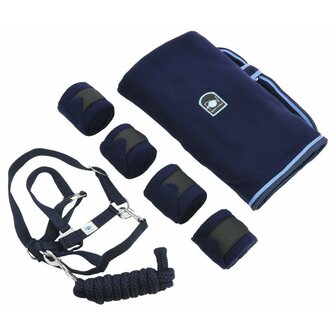 Complete set: deken bandages halster touw
