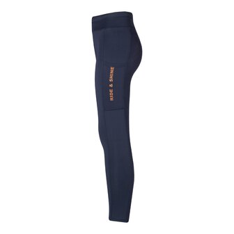 Paardrijlegging Tip Top Blauw Rosegold