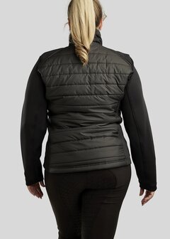 Montar Emma Curve Quilted Jacket zwart