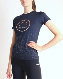 MoNille T-Shirt - Dark Navy / rosegold