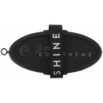 Zachte borstel Equitheme Je T&#039;aime Zwart