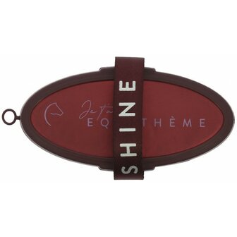 Zachte borstel Equitheme Je T&#039;aime Bordeaux