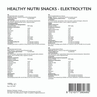Pharmahorse Nutri Snacks Elektrolyten 1kg