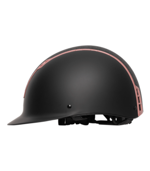 Paardrijcap Swing H22 zwart/shine/rosegold