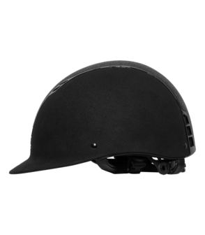 Paardrijcap Swing H22 zwart velvet/shine