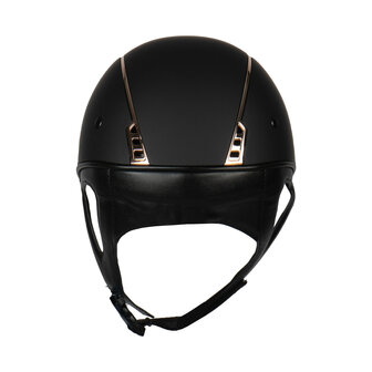 Paardrijcap Horka Da Vinci Zwart/rosegold