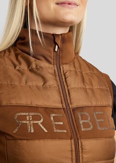 Montar Rebel Hybrid Bodywarmer Crystal Toffee