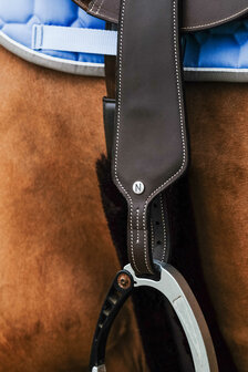 Norton beugelriemen breed/ plat