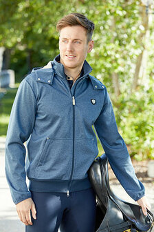 Heren softshell jas Tylor blauw