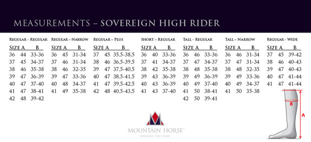 Mountain Horse Sovereign High Rider LUX Zwart