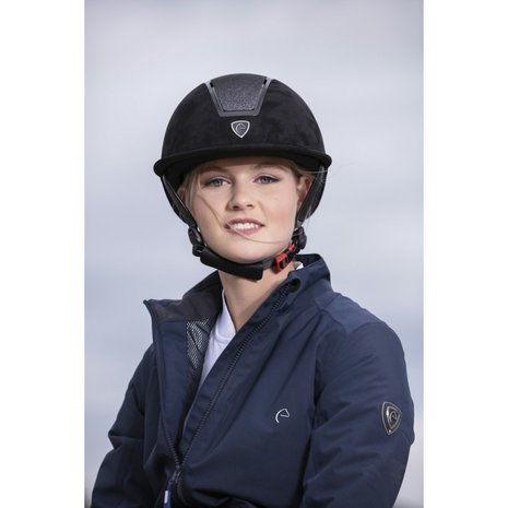 Paardrijcap  Equitheme Glint Moir