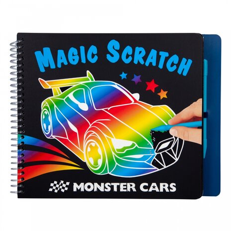 Monster Cars Magic Scratch boek