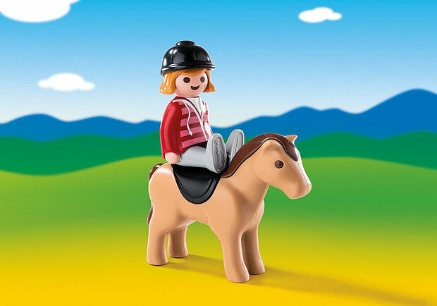 1.2.3. Playmobil Jongen met pony 