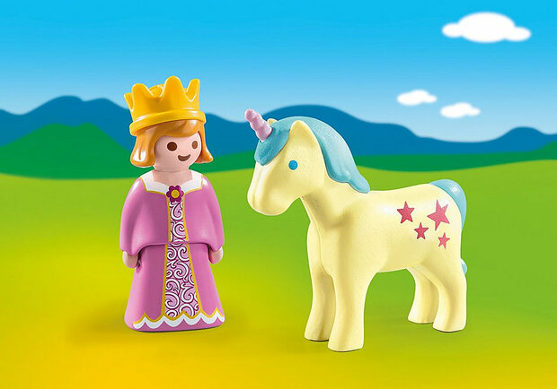 1.2.3. Playmobil Princes met eenhoorn