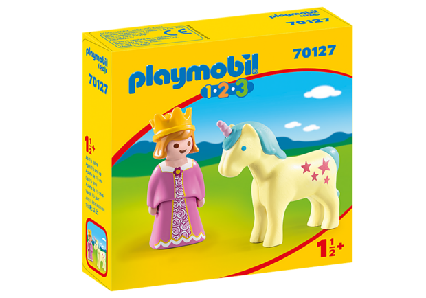 1.2.3. Playmobil Princes met eenhoorn