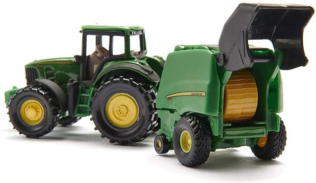 Siku 1665 John Deere + balenpers